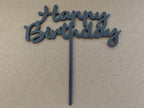 Simple happy birthday cake topper